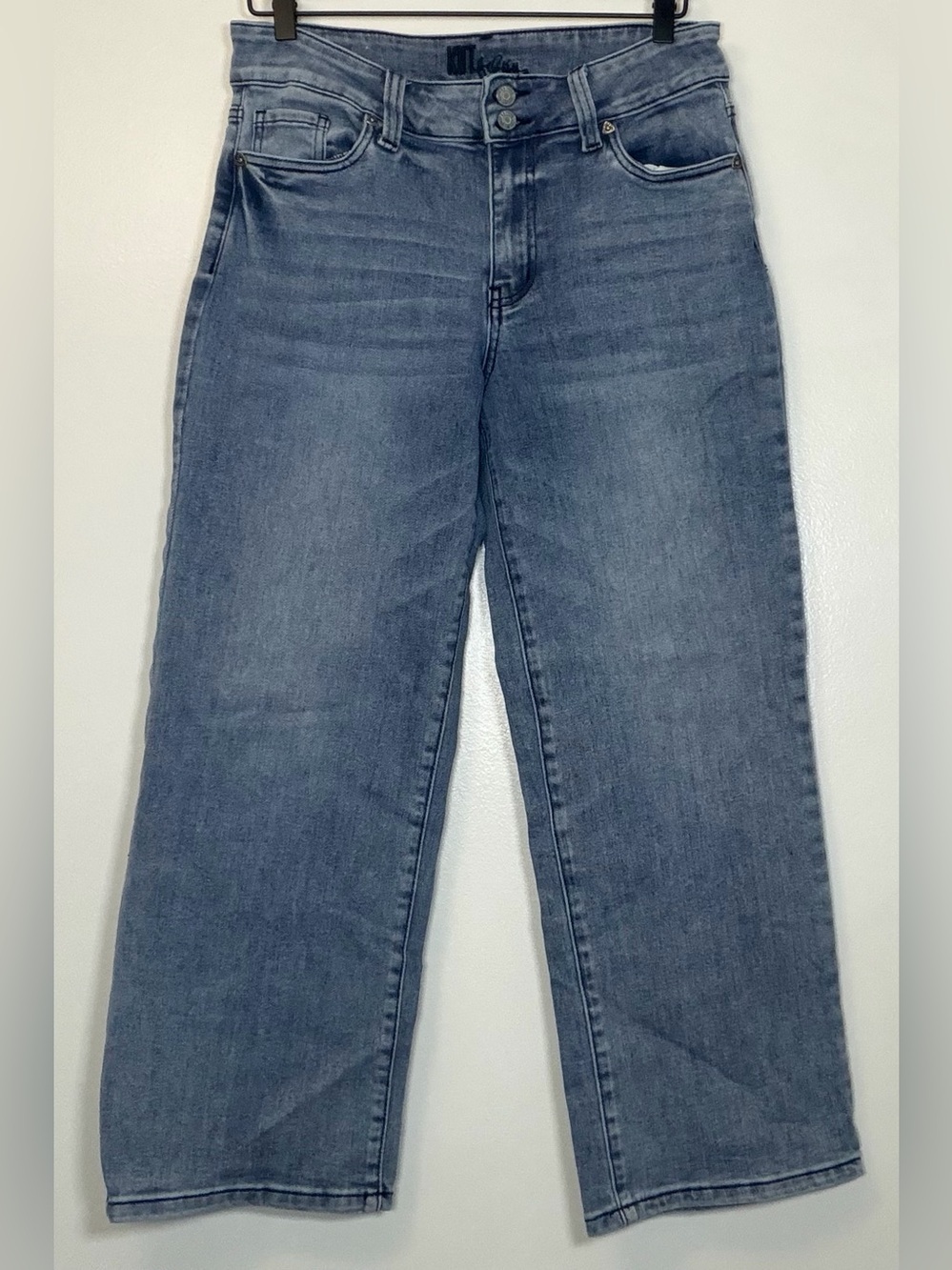 Kut from the Kloth Women's Light Blue Cropped Straight Jeans